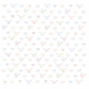 Irisz Agocs Easter animals white furoshiki